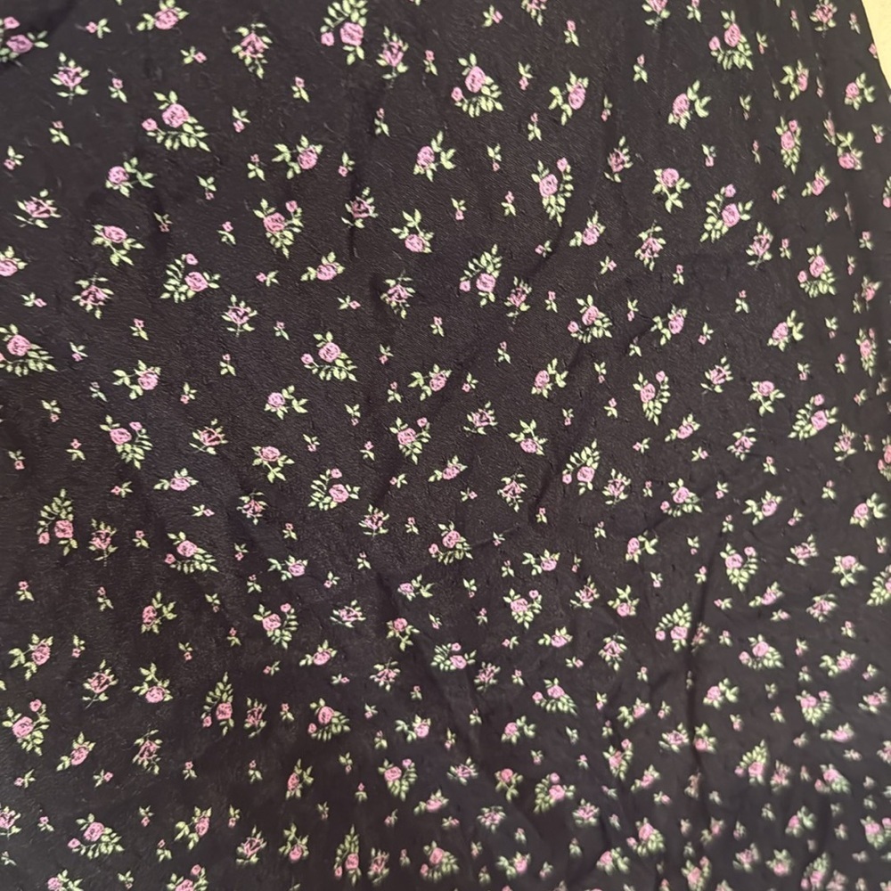 Princess Polly NWT Jaye black floral mini dress, size 2 - Picture 5 of 9